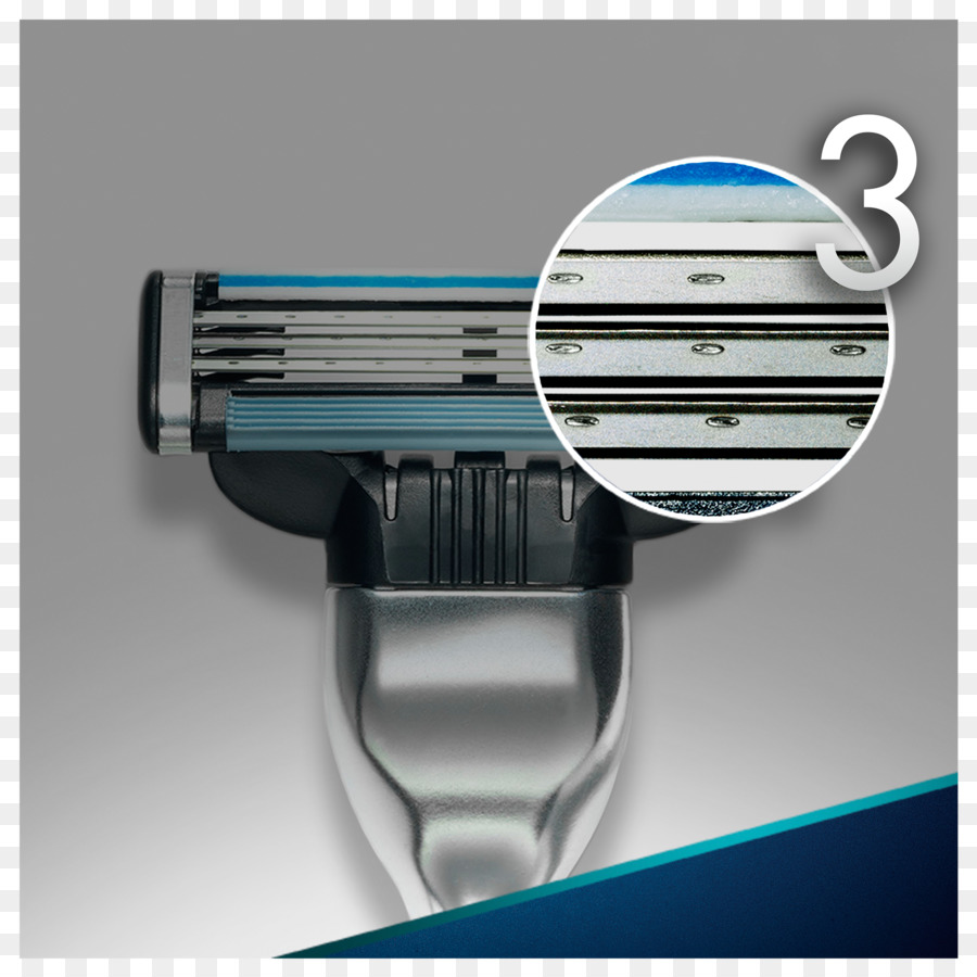 Gillette Mach3，Maquinilla De Afeitar PNG