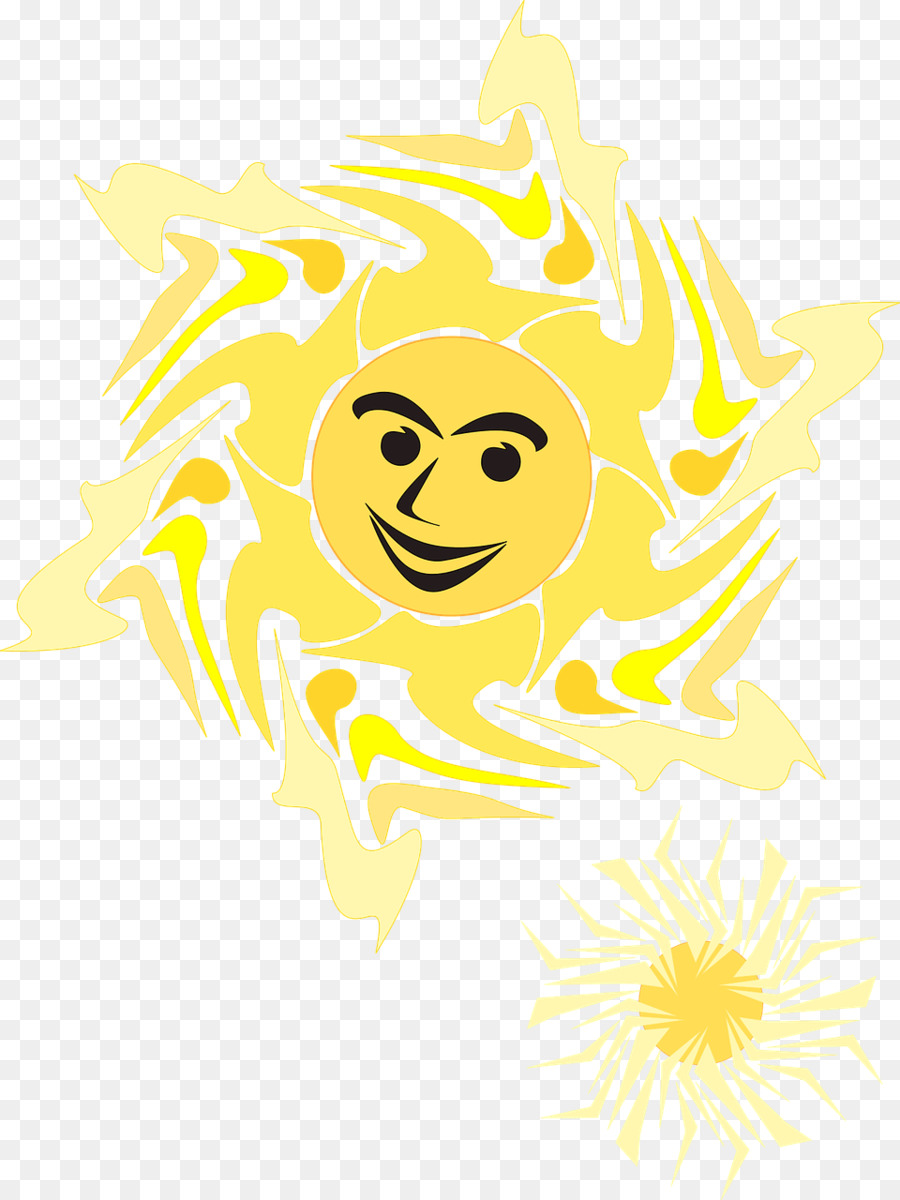 Sol Sonriente，Luz Solar PNG