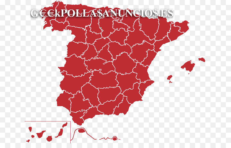 España，Mapa PNG