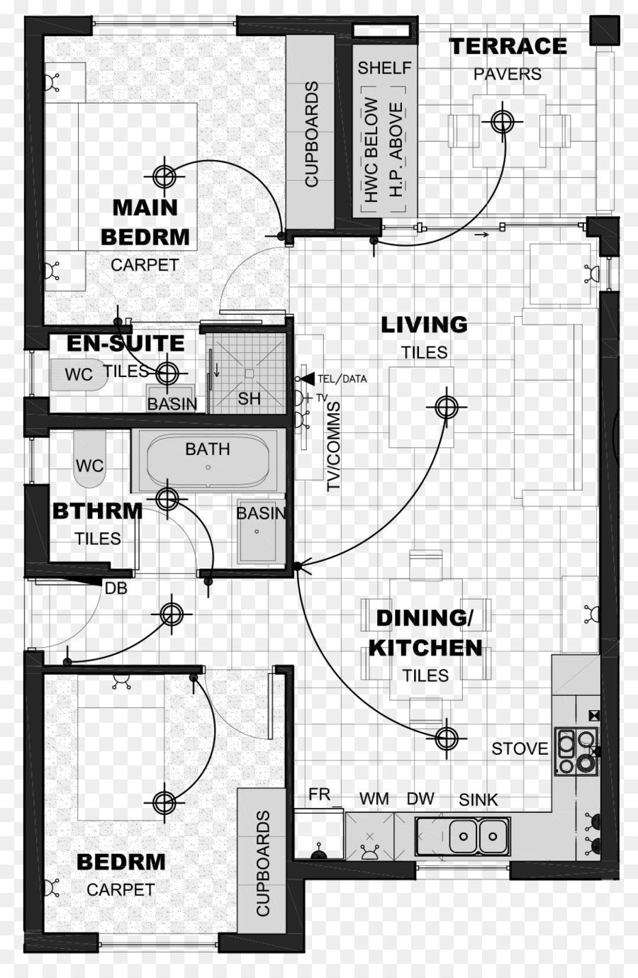 Plano De Planta，Casa PNG