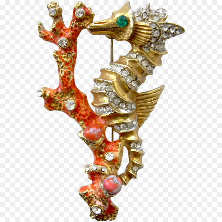 Broche De Caballito De Mar，Broche PNG