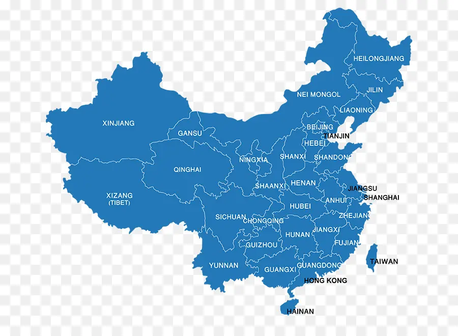 China，Mapa PNG