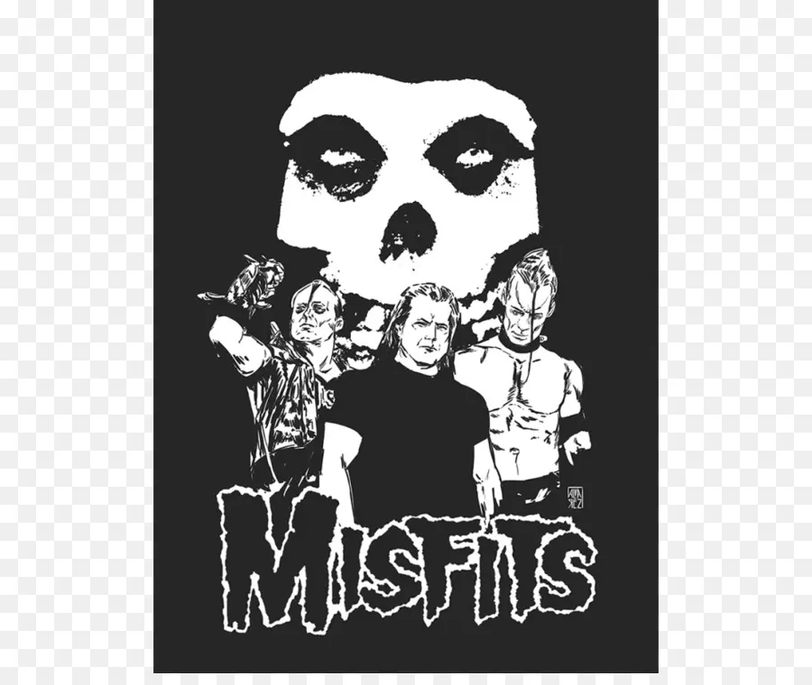 Camiseta，Misfits PNG