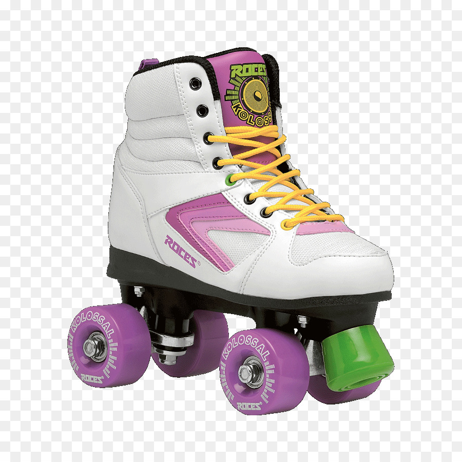 Patines Blancos，Cordones Rosas PNG