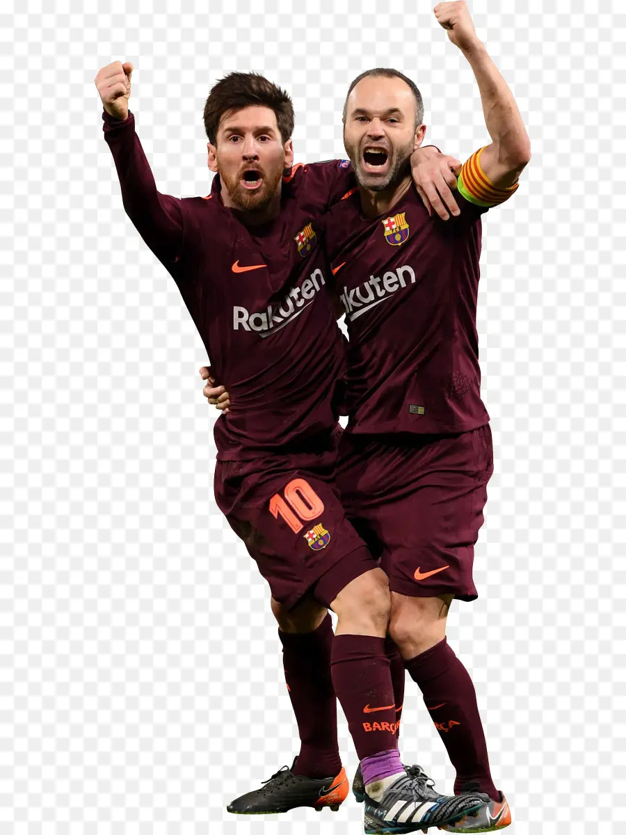 Lionel Messi，Andrés Iniesta PNG