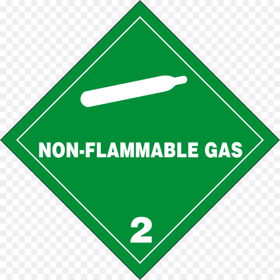 Hazmat Clase 2 Gases，Mercancías Peligrosas PNG