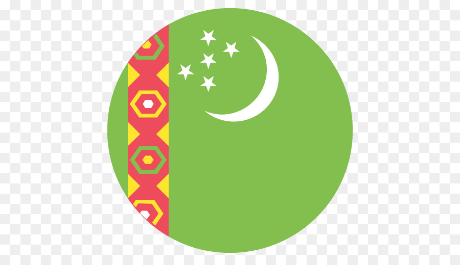 Turkmenistán，Bandera De Turkmenistán PNG