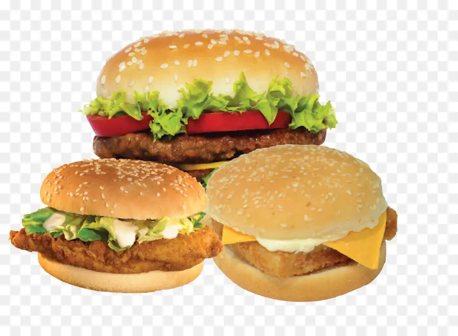 Hamburguesa，Comida Rápida PNG