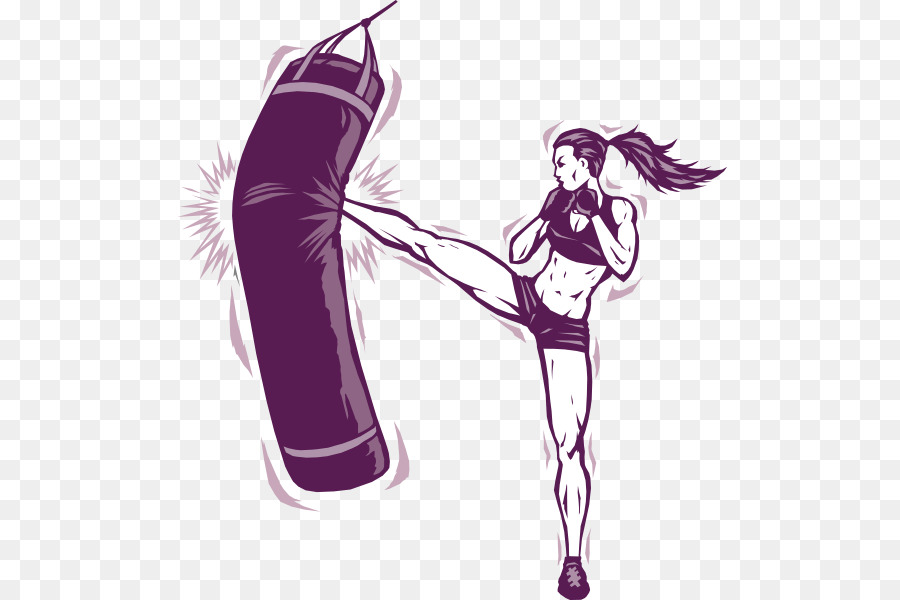 Kickboxing，La Calcomanía De Pared PNG