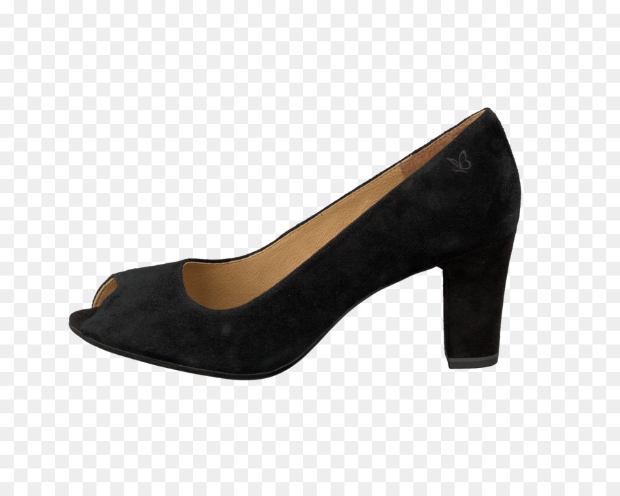 Tacón Alto Negro，Zapato PNG