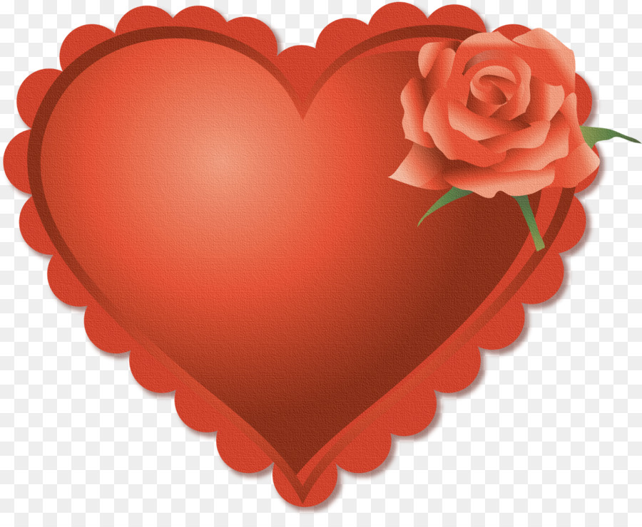 Rosa En Forma De Corazón，Amar PNG