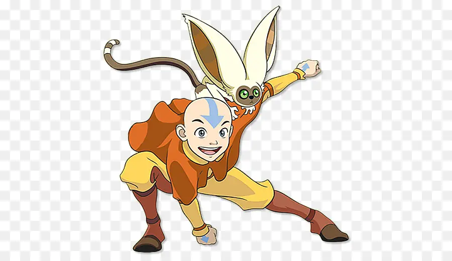 Aang，Avatar The Last Airbender La Promesa PNG