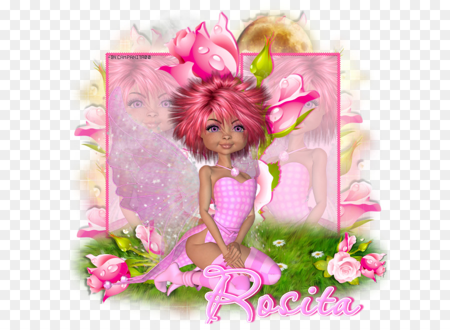 Diseño Floral，Barbie PNG