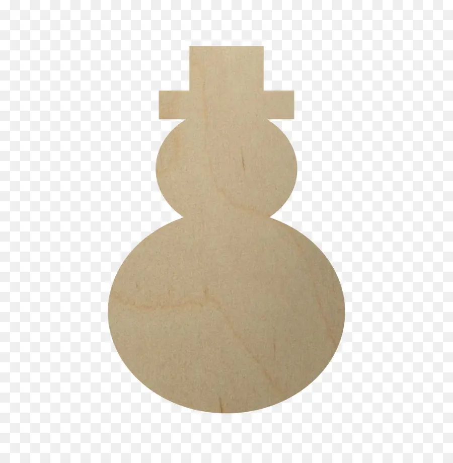 Muñeco De Nieve De Madera，Artesanía PNG