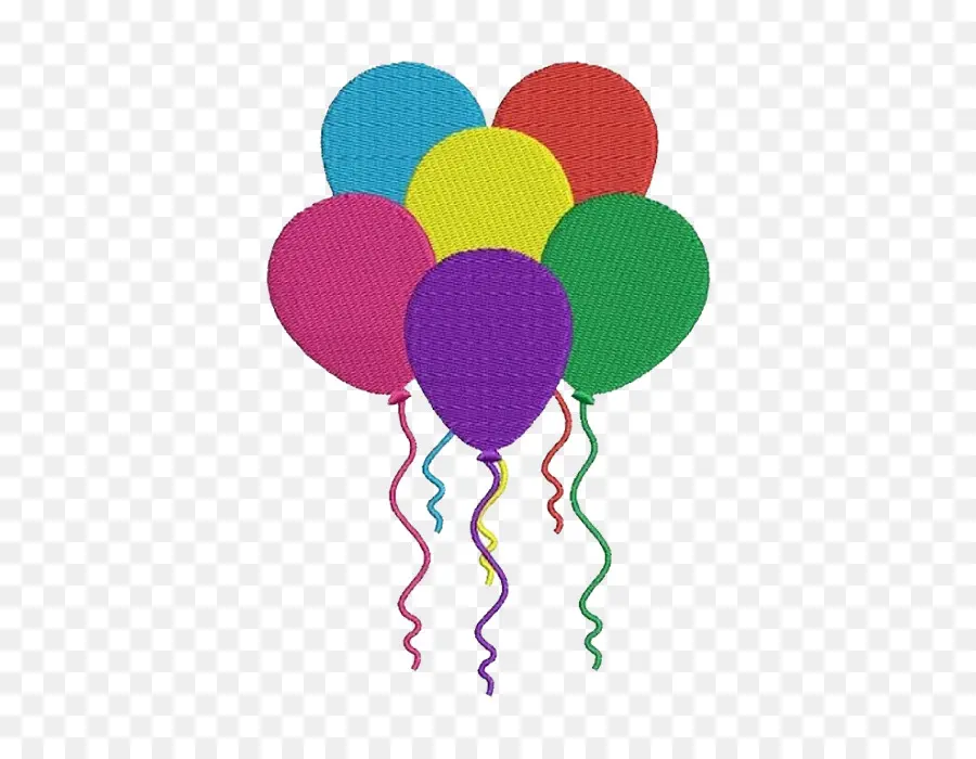 Balloon，Embroidery Designs PNG