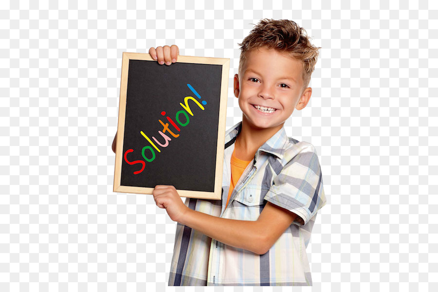 Niño Con Signo De Solución，Niño PNG