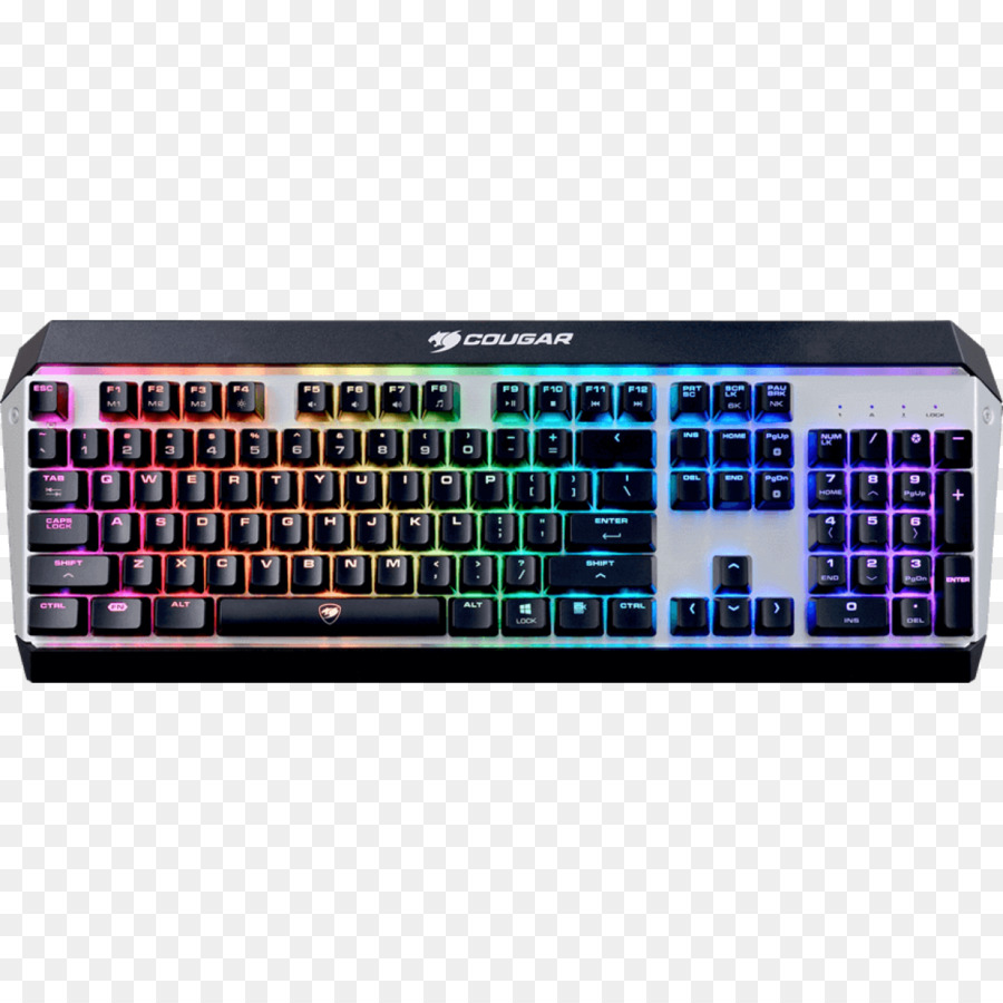 Teclado De La Computadora，Cougar Ataque X3 Rgb De Juego Tastatur PNG