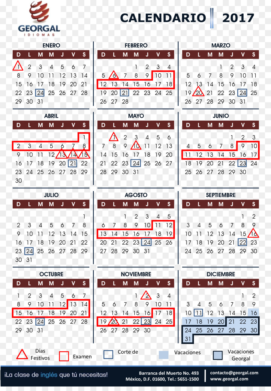 Calendario，2017 PNG