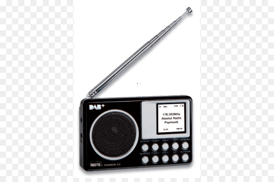 Radio，Digitalbox Imperial Dabman 20 Dab Radio Portátil PNG