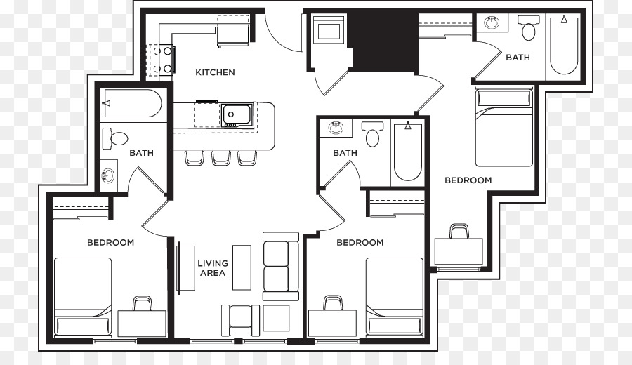 Plan De Piso，La Arquitectura PNG