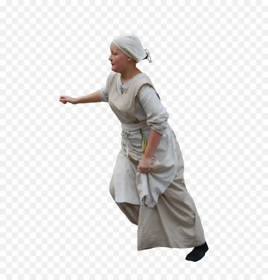 Mujer Corriendo，Vestido PNG