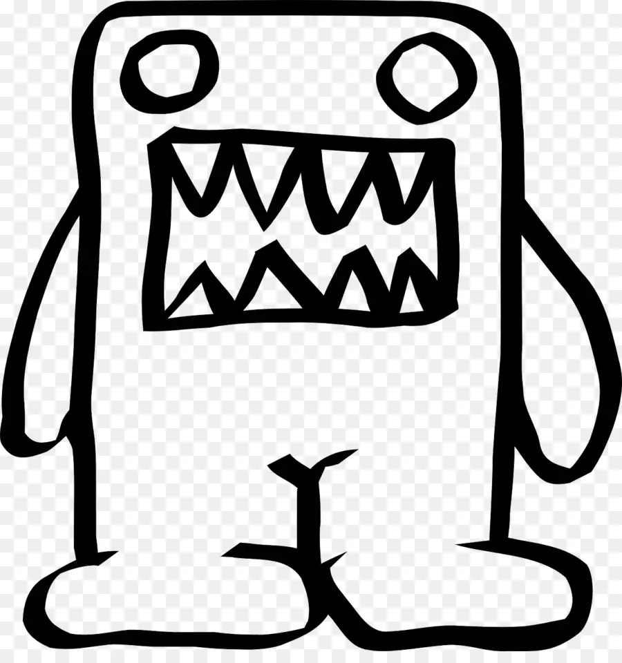 Domo，Libro Para Colorear PNG