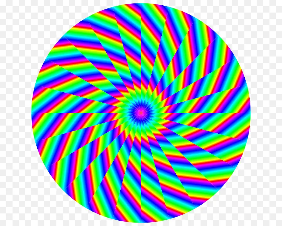 Espiral Arcoiris，Vistoso PNG