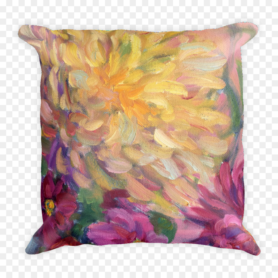 Almohada Floral，Almohadón PNG