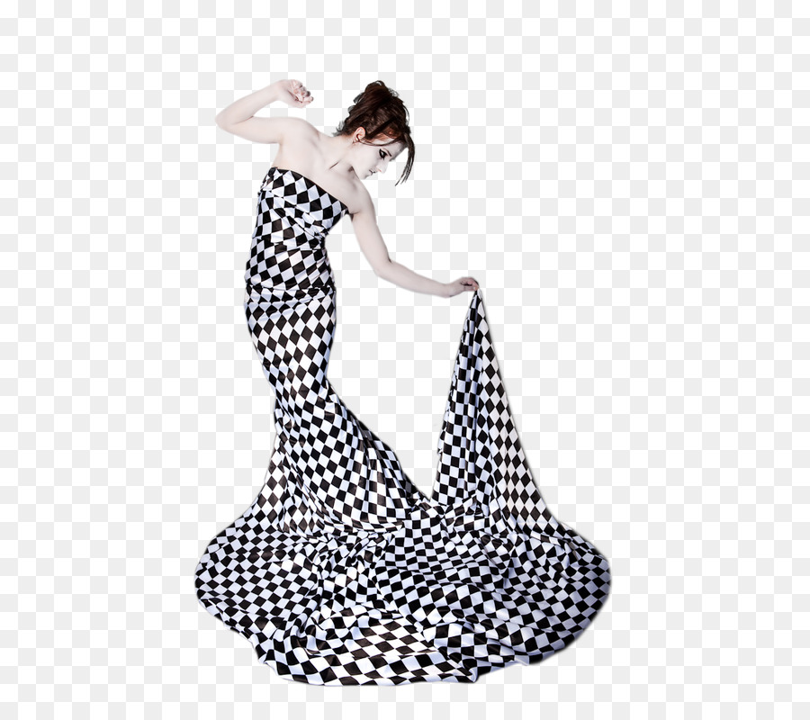 Polka Dot，Vestido PNG