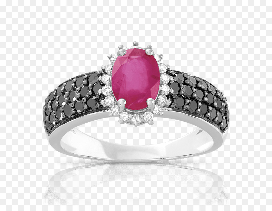 Anillo De Piedras Preciosas Rojas，Accesorio PNG