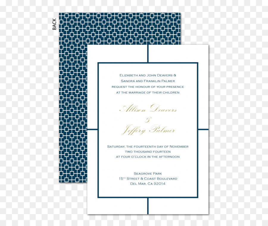 Invitación De La Boda，Papel PNG