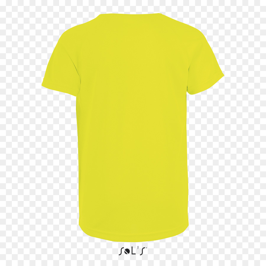 Camiseta Amarilla，Manga Corta PNG