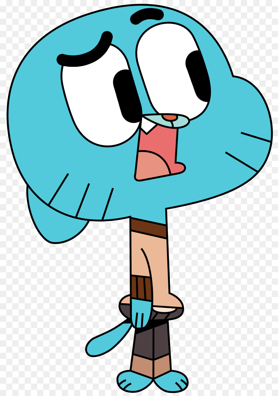 Personaje De Dibujos Animados Azul，Animado PNG