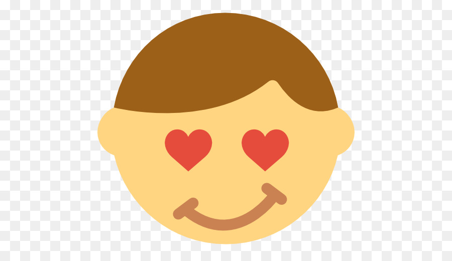 Emoji De Ojos De Corazón，Rostro PNG