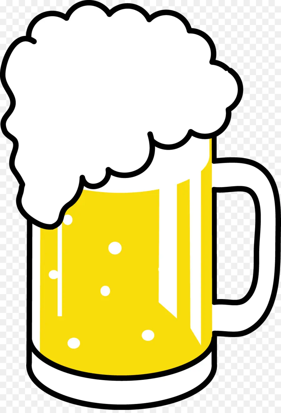 Jarra De Cerveza，Espuma PNG