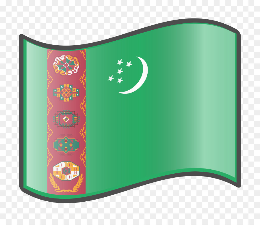 Bandera De Turkmenistán，Verde PNG