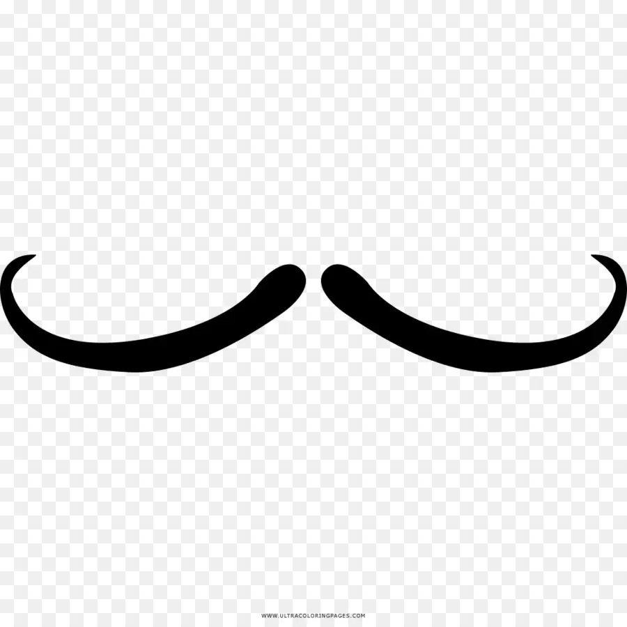 Bigote Negro，Vello Facial PNG