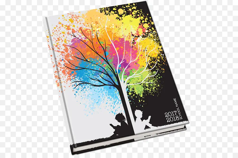 árbol Colorido，Anuario PNG