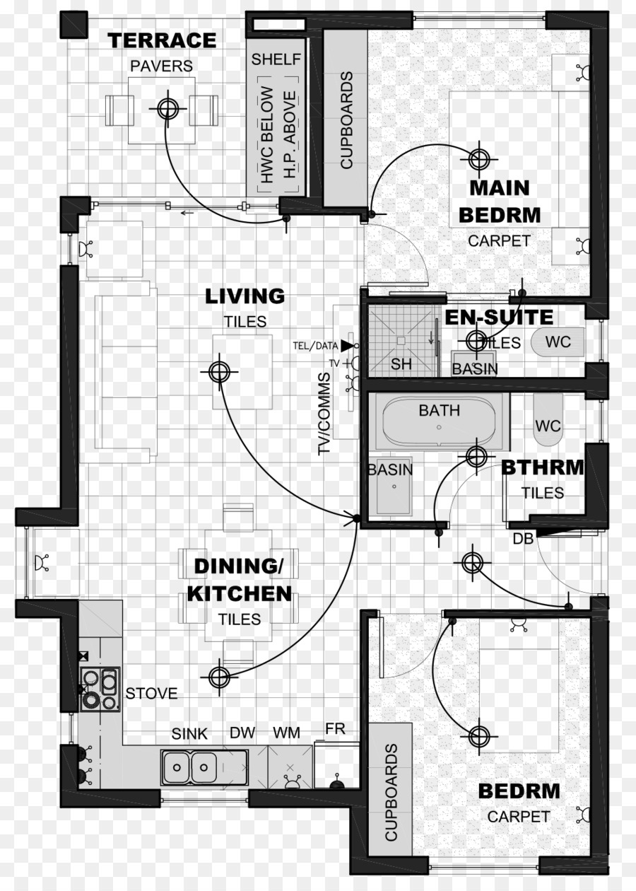 Plano De Planta，Casa PNG