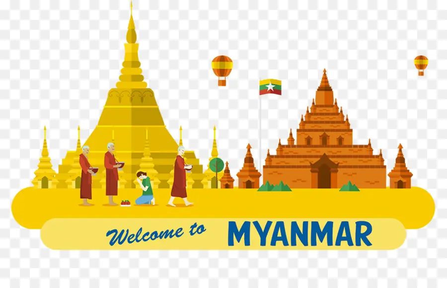 Bandera De Myanmar，Visa De Myanmar PNG