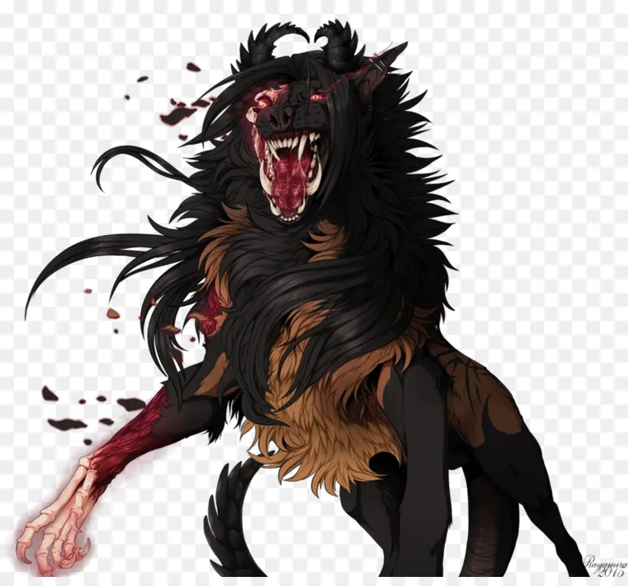 Hombre Lobo，Demonio PNG