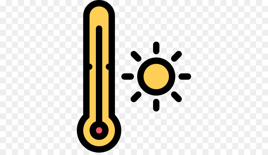 Termómetro Y Sol，Temperatura PNG