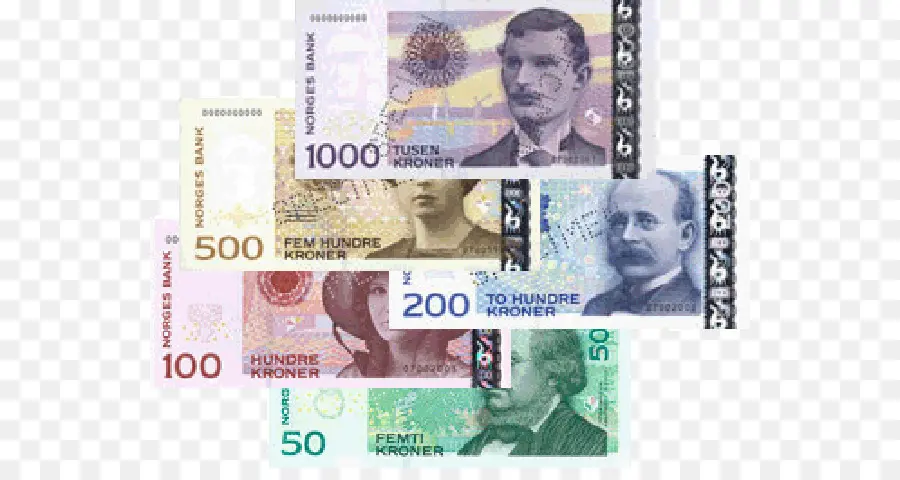 Billetes Noruegos，Dinero PNG