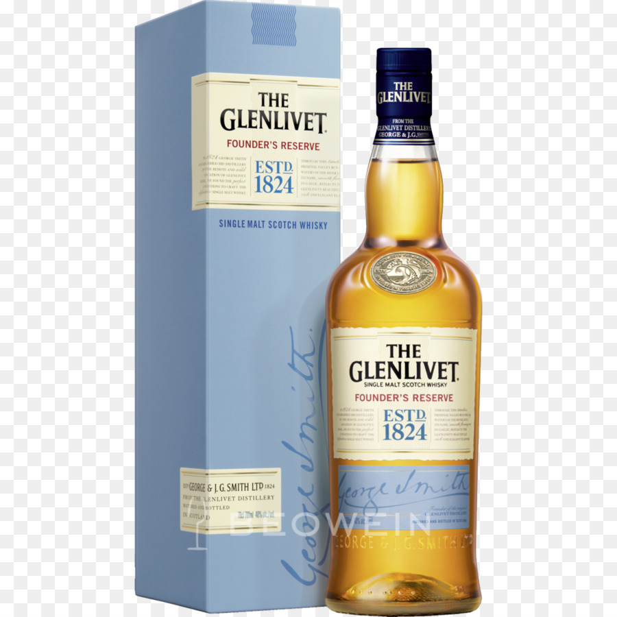 El Glenlivet，Botella PNG