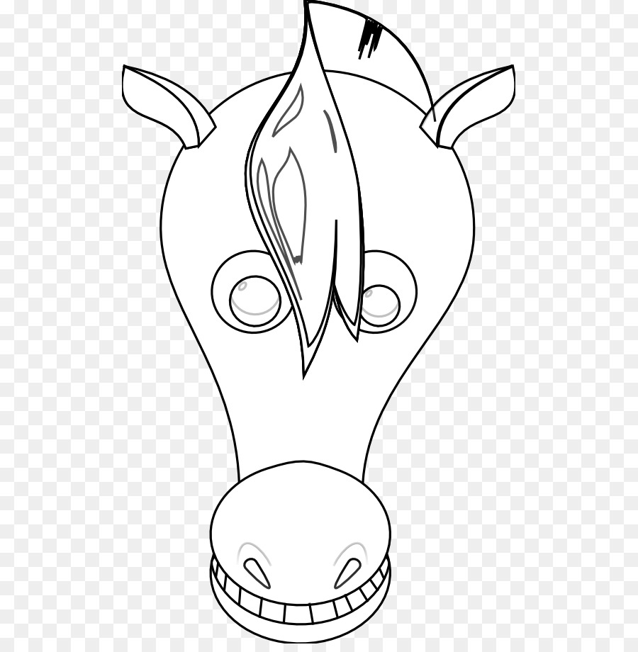 Caballo，Libro De Colorear PNG