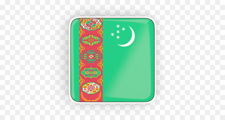 Turkmenistán，Bandera De Turkmenistán PNG