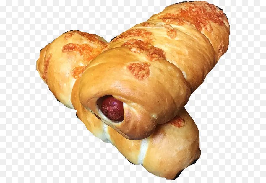 Croissant，Rollo De Salchicha PNG