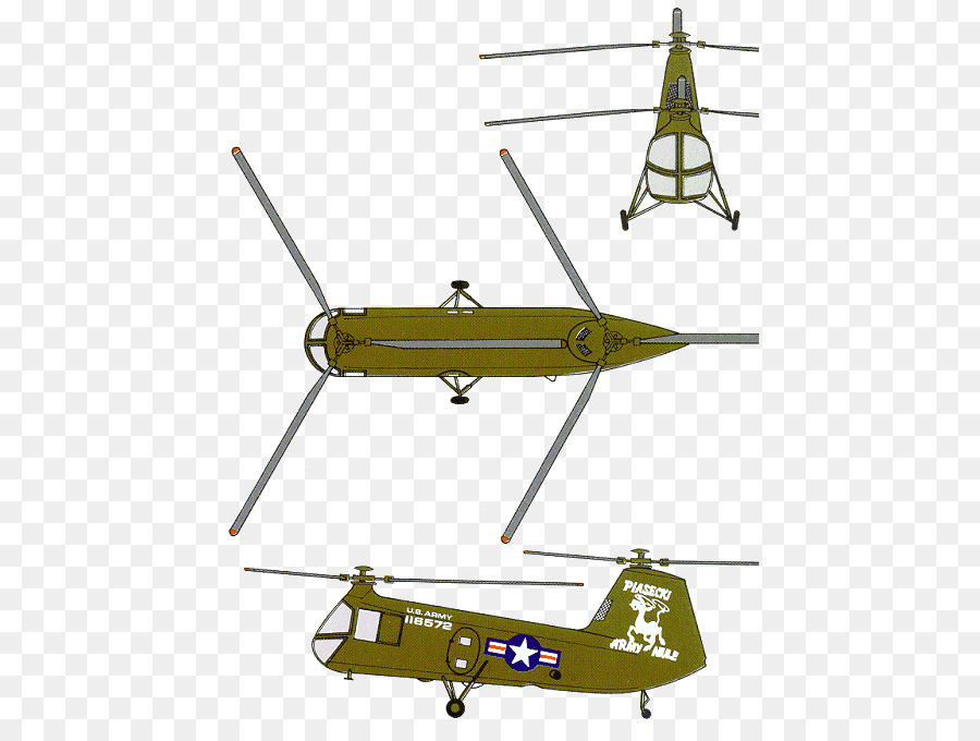 Rotor De Helicóptero，Piasecki Hup Retriever PNG