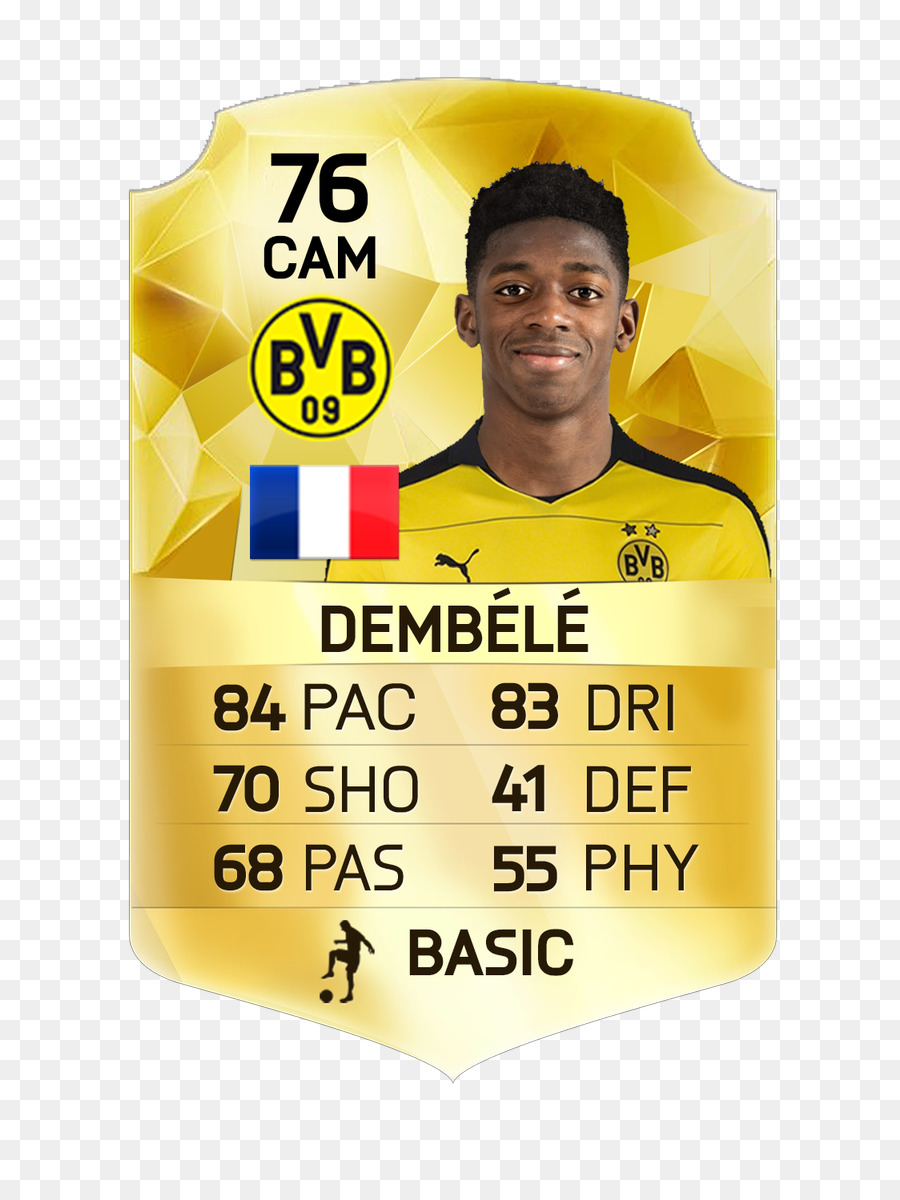 Ousmane Dembele，Fifa 17 PNG