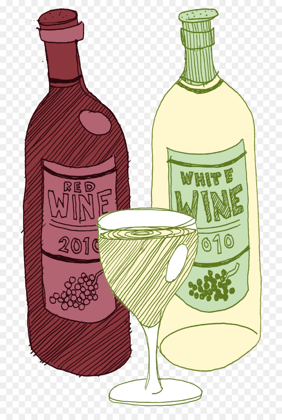 Botellas De Vino，Vino Tinto PNG